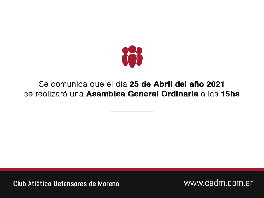 ASAMBLEA GENERAL ORDINARIA