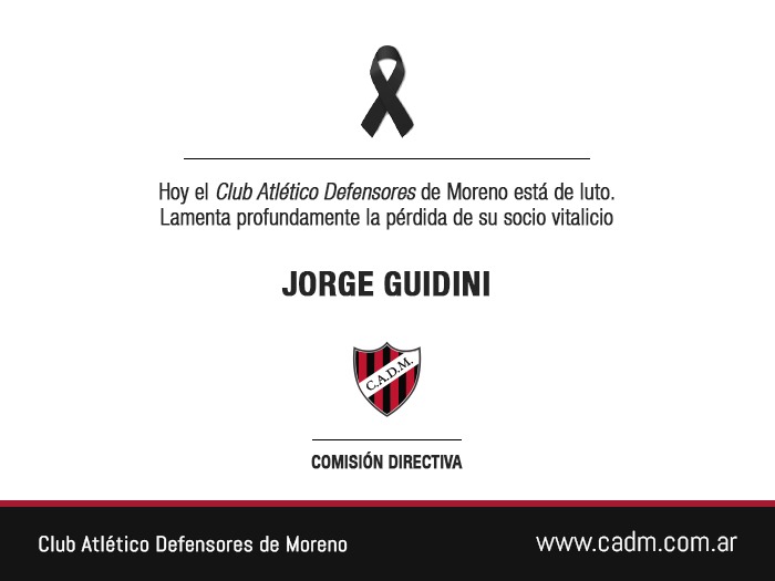 DESPEDIDA JORGE GUIDINI
