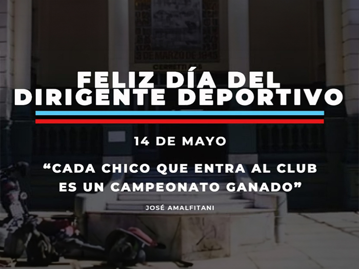 Feliz día del Dirigente Deportivo