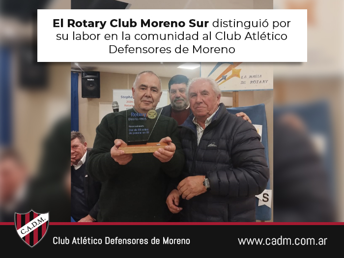 DISTINCIÓN ROTARY!