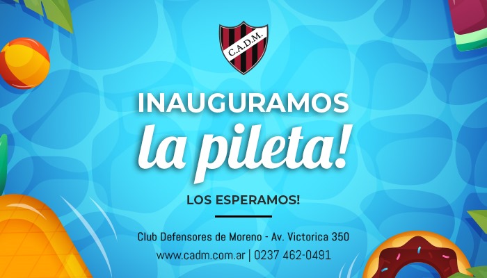 INAUGURAMOS LA PILETA!
