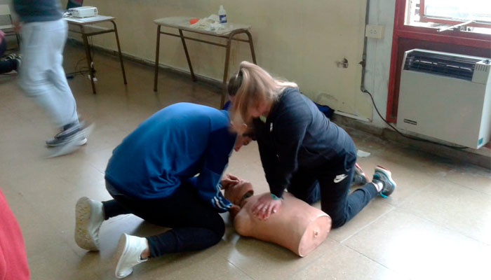 Taller de primeros auxilios, RCP