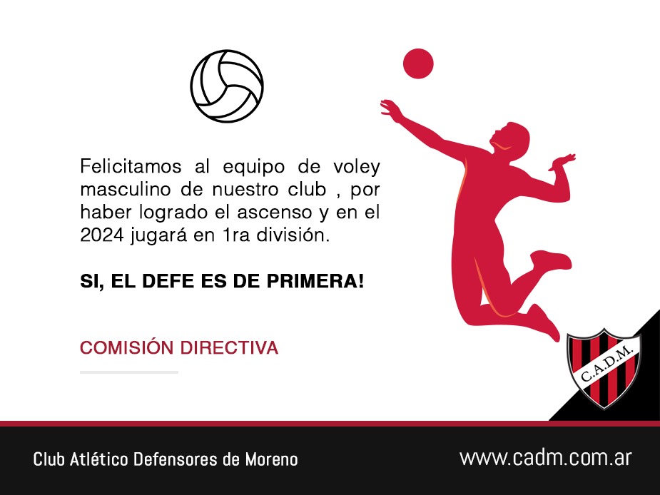 VOLEY MASCULINO EN PRIMERA