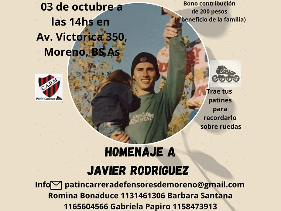 Homenaje Javier Rodríguez