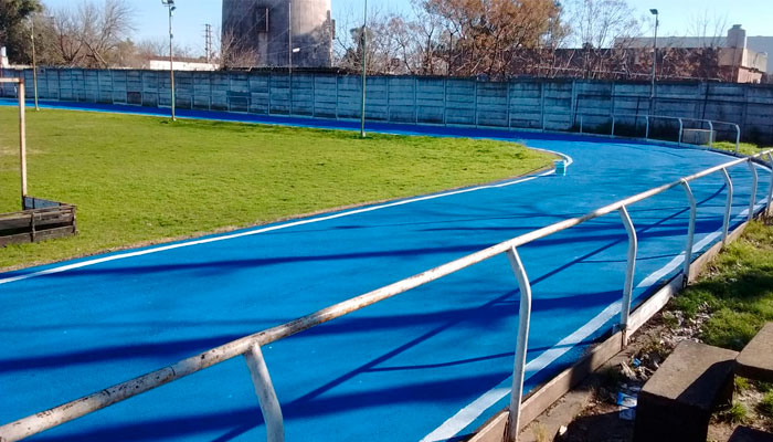 Pista reparada